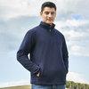 BizCollection MENS TRINITY 1/2 ZIP FLEECE PULLOVER,