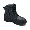 BLUNDSTONE #9061 ROTOFLEX WATER-RESISTANT PLATINUM LEATHER 150MM ZIP SIDED SAFETY BOOT