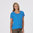 CITY WOMENS CASCADE S/SL KNIT/WOVEN TOP,