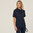 NNT DOHERTY MANDARIN COLLAR SCRUB TOP,