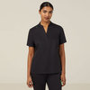 NNT BLACKBURN MANDARIN COLLAR SCRUB TOP,