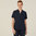 NNT BLACKBURN MANDARIN COLLAR SCRUB TOP,