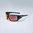 UNIT EYEWEAR - SAFETY - BULLET, BLACK ORANGE ONE SIZE