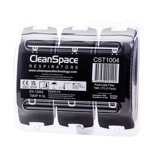 Clean Space CST Particulate Filter HEPA/TM3/P3 (3PK)