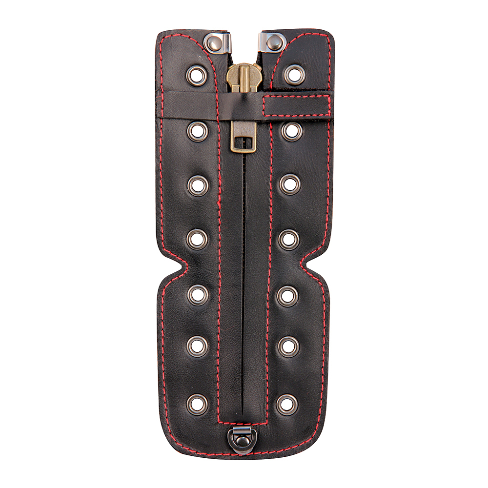 Boot zipper insert clearance