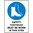 600x450mm - Metal, Class 1 Reflective - Safety Footwear Must be Worn in This Area
