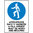 600x450mm - Poly - Appropriate Safety Harness and Fall Arrest Must be Worn and Secured