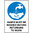 240x180mm - Self Adhesive - Hands Must be Washed Before Returning to Work