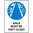 240x180mm - Self Adhesive - Aisle Must be Kept Clear