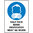 240x180mm - Self Adhesive - Half Face Mask Respirator Must be Worn