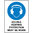 600x450mm - Metal - Double Hearing Protection Must Be Worn
