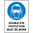 450x300mm - Poly - Double Eye Protection Must Be Worn
