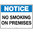 600x450mm - Poly - Notice Signs No Smoking On Premises