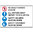 900x600mm - Metal - No Unauthorised Access / All Visitors Must Report To Site Office / Safety Helmet