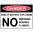 600x450mm - Poly - Danger Risk of Battery Explosion No Smoking Sparks Flames
