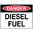 600x450mm - Poly - Danger Diesel Fuel