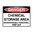 600x450mm - Poly - Danger Chemical Storage Area Unauthorised Personnel Keep Out