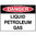 600x450mm - Poly - Danger Liquid Petroleum Gas