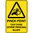 450x300mm - Poly - Caution Pinch Point Can Cause Severe Personal Injury