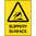 600x450mm - Poly - Caution Slippery Surface