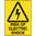 600x450mm - Poly - Caution Risk of Electric Shock
