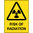 600x450mm - Poly - Caution Risk of Radiation