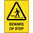 600x450mm - Metal - Beware of Step