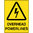 600x450mm - Corflute - Caution Overhead Powerlines