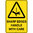 450x300mm - Metal - Caution Sharp Edges Handle with Care