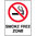600x450mm - Metal - Smoke Free Zone
