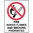 450x300mm - Poly - Fire, Naked Flame and Smoking Prohibited