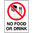 600x450mm - Metal - No Food or Drink