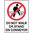 600x450mm - Metal - Do Not Stand or Walk on Conveyor