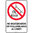450x300mm - Poly - No Skateboards Or Rollerblades Allowed