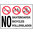 450x300mm - Metal - No Skateboards, Rollerblades, Bicycles
