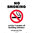 240x180mm - Self Adhesive - No Smoking, Within 4 Metres Of Building Entrance (Penalties May Apply) T