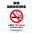 240x180mm - Self Adhesive - No Smoking, Within 10 Metres Of Skate Park (Penalties May Apply) Tobacco
