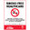 450x300mm - Metal - Smoke-Free Healthcare, Smoking is Banned at This Facility and for 5 Metres Byeon