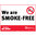 600x450mm - Metal - We are Smoke-Free  (QLD Standard)