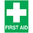 240x180mm - Self Adhesive - First Aid