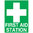 450x300mm - Metal - First Aid Station