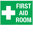 450x300mm - Metal - First Aid Room