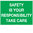 450x300mm - Metal - Safety Is Your Responsibility Take Care