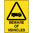 600x450mm - Metal, Class 2 Reflective - Beware Of Vehicles