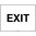 600x450mm - Metal - Exit