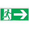 450x200mm - Metal - Running Man Picto (Facing Right) (Right Arrow)