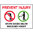 600x450mm - Poly - Prevent Injury Store Goods Below Shoulder Height
