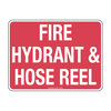 600x450mm - Metal - Fire Hydrant & Hose Reel