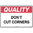 450x300mm - Poly - Quality Don't Cut Corners