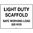 600x450mm - Metal - Light Duty Scaffold Safe Working Load 225 Kgs